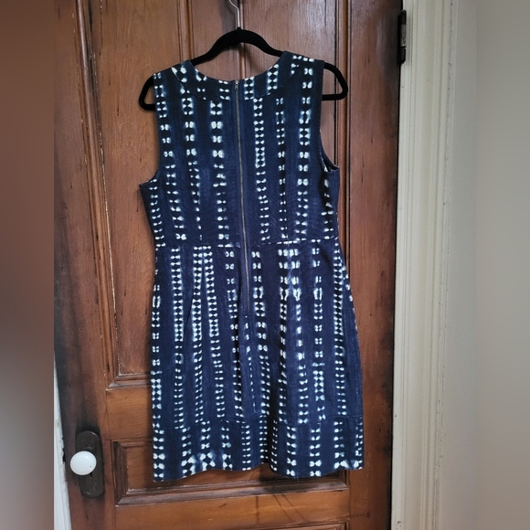 J CREW NWT WOMEN'S V-NECK ZIPPER DRESS SIZE 12 C0970 - Picture 2 of 4